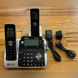 AT&T TL96271 2 handset caller ID announce answering system
